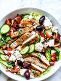 Salade grecque au poulet