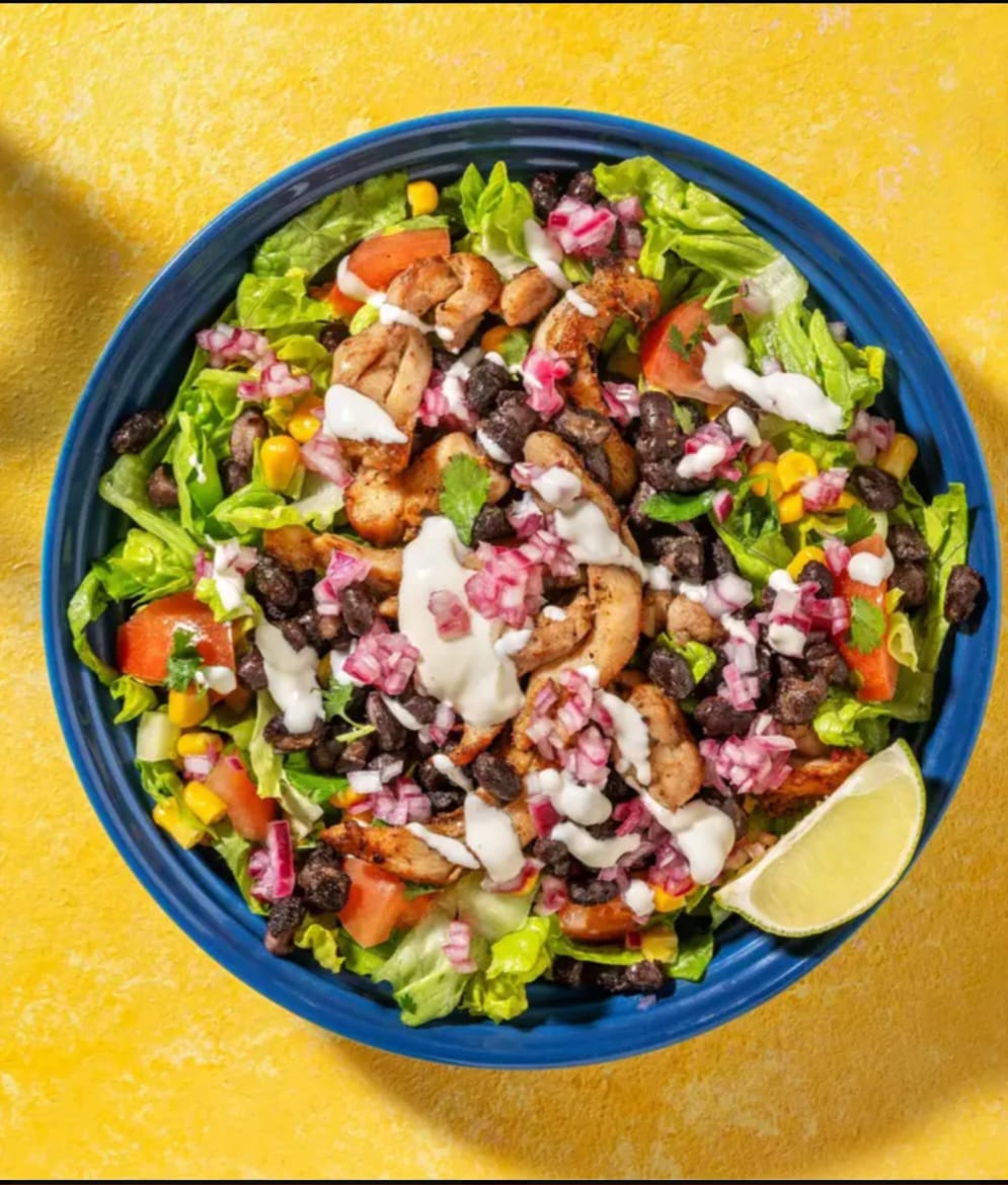 Salade mexicaine crunchy au poulet